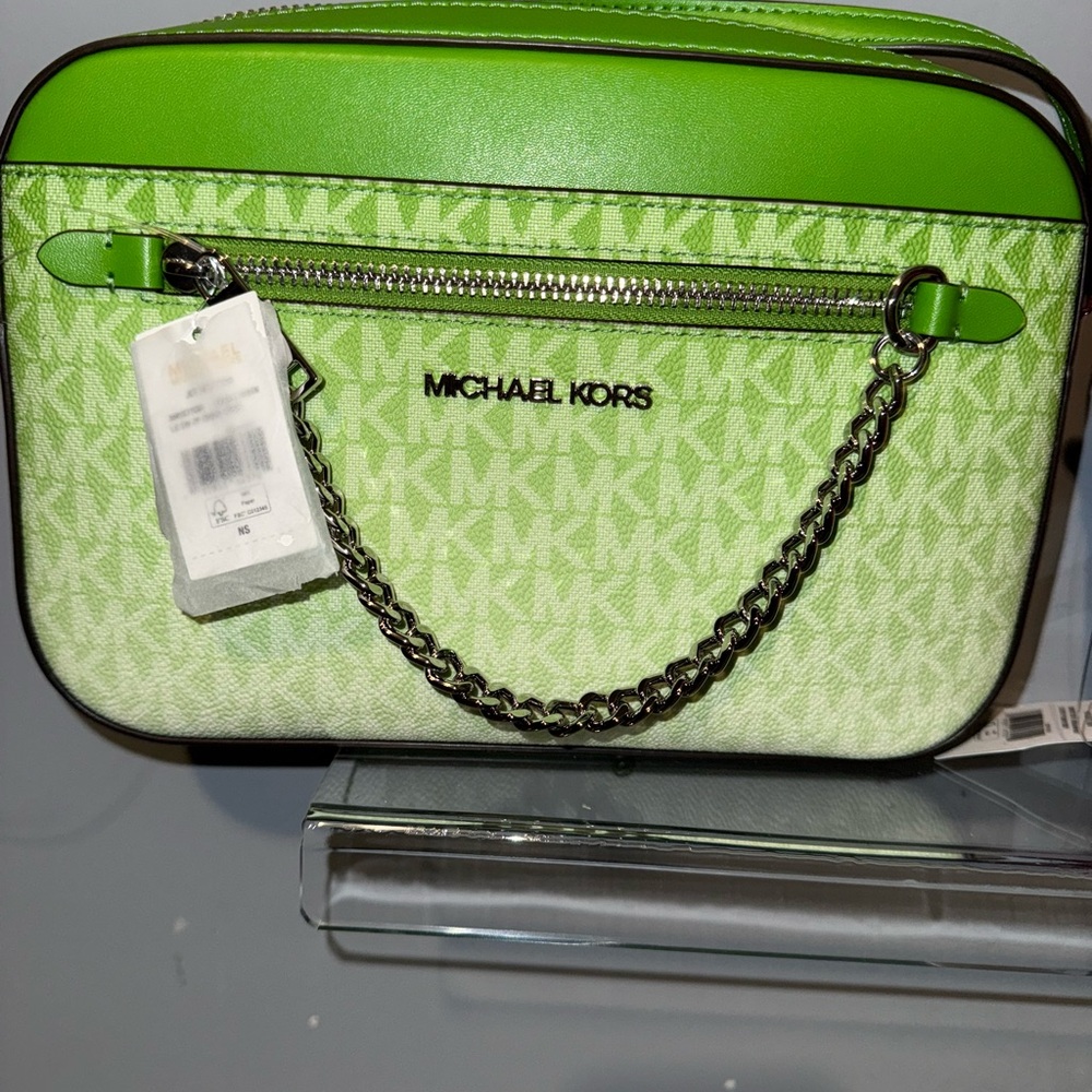 Michael Kors Jet Set Large Ombré Signature Logo Crossbody NWT priced to sale - Picture 5 of 11